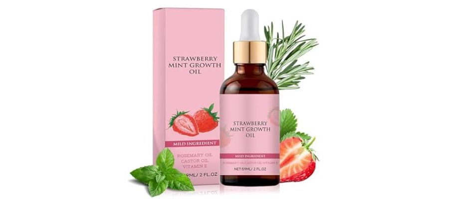 strawberry mint hair growth oil