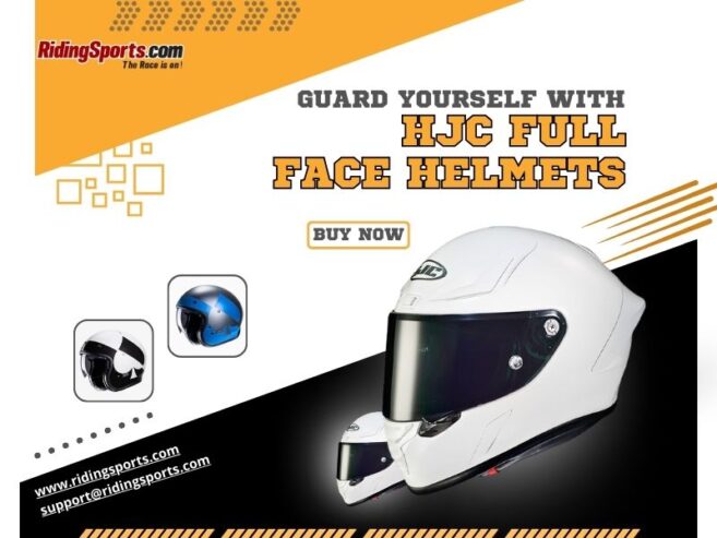 Guard yourself with HJC full face helmets!