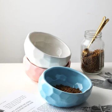 Ceramic pet bowls