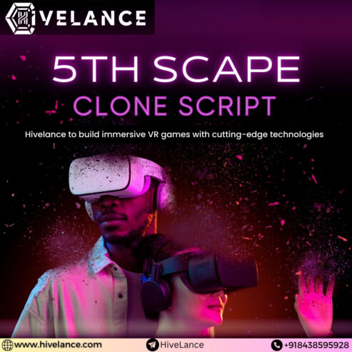 The Future of Gaming with Hivelance’s 5th Scape Clone Script Step Into a New Reality…!