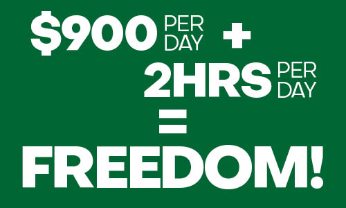 Daily $900, Just 2 Hours: Freedom Has Never Been Closer!