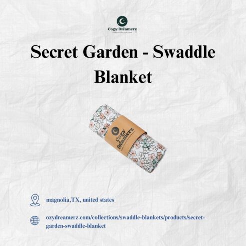 Secret Garden – Swaddle Blanket