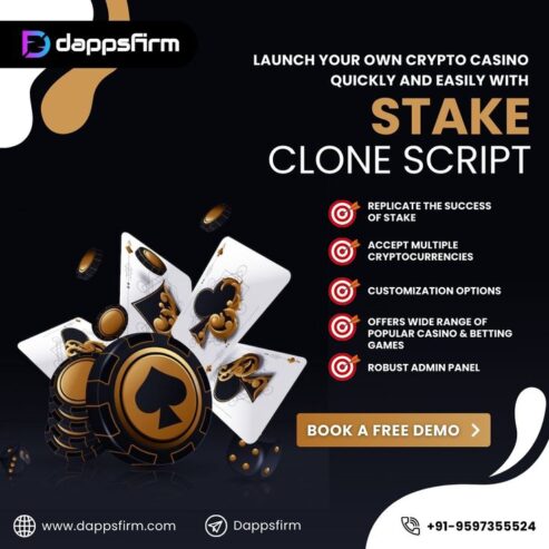 Empower Your Online Gaming Business with Customizable Stake Clone Solutions!