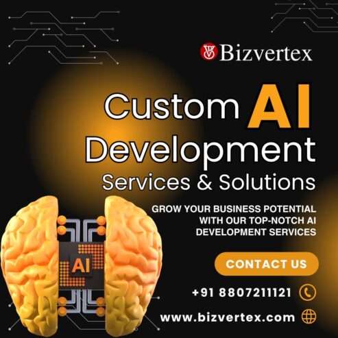 Custom AI Development Services – Grow Your Business Potential