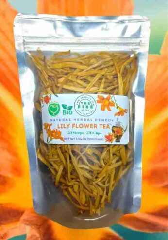 Fragrant Dried Lily Flower Tea Lilies petal Flower tea Herbal Tea 100 gram x 4 pack