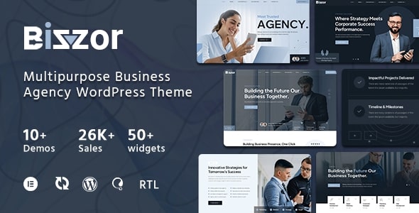 Bizzor – Multipurpose Business Agency WordPress Theme