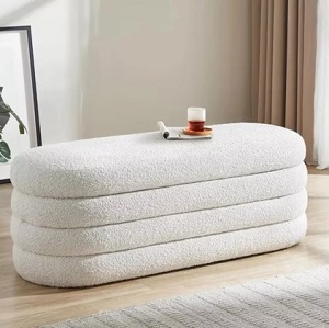 Stylish 49.2-Inch Storage Ottoman BenchAdd Style and Functionality to Any Space