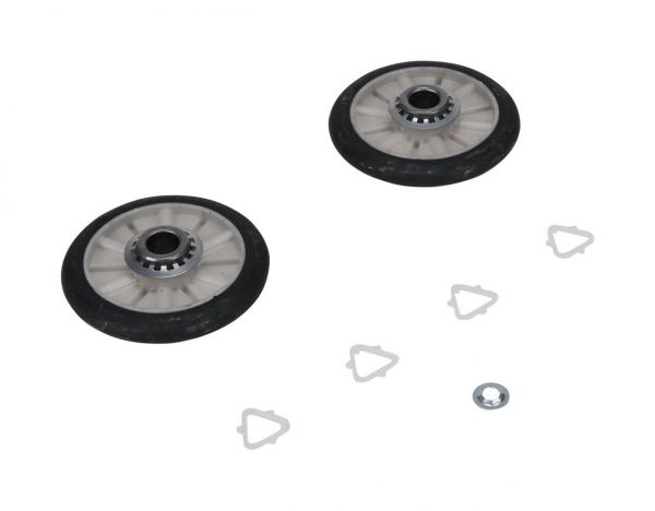 Whirlpool 349241T Dryer Drum Support Roller 2 Pieces HnKParts