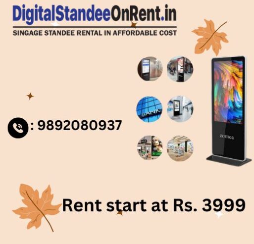 Digital standee on rent in mumbai at Rs. 3999 Only