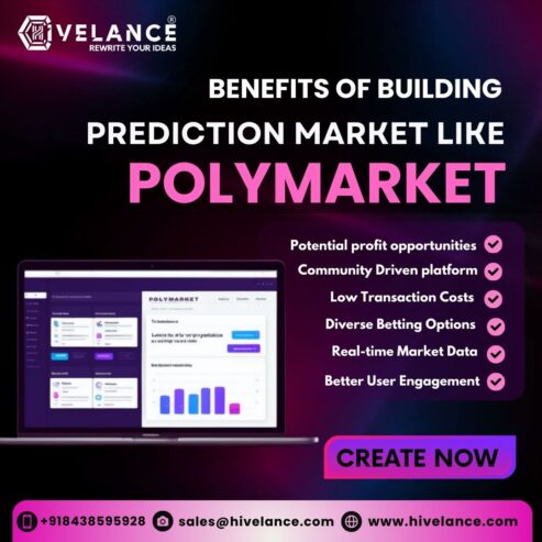 Hivelance Benefits In Building Your Polymarket Decentralized Prediction Market