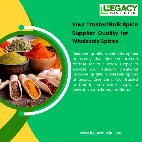 Bulk Spice Supplier in USA – Fresh & Flavorful Spices