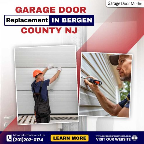 Garage door replacement in Bergen County NJ