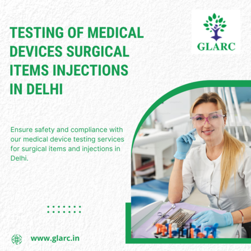 Testing of Injections | Glarc Lab – Reliable Testing Services