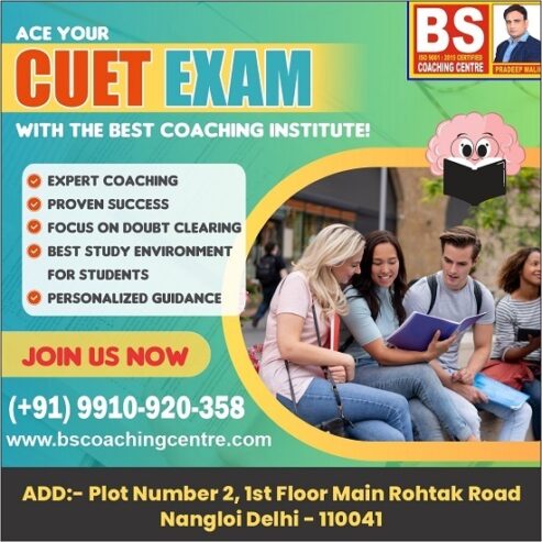 BS Coaching Centre – The Best CUET Coaching in Delhi