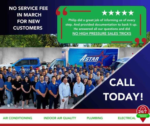 Astar Air Conditioning, Plumbing & Electric