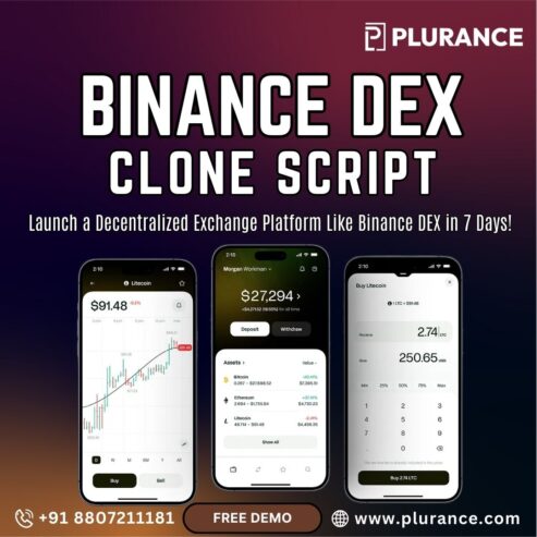 Binance DEX Clone Script with On-Chain Order Matching System