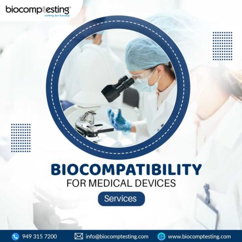 Biocompatibility for medical devices Services