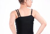 Solid Black Spaghetti Top – Stylish & Comfortable for Every Occasion!