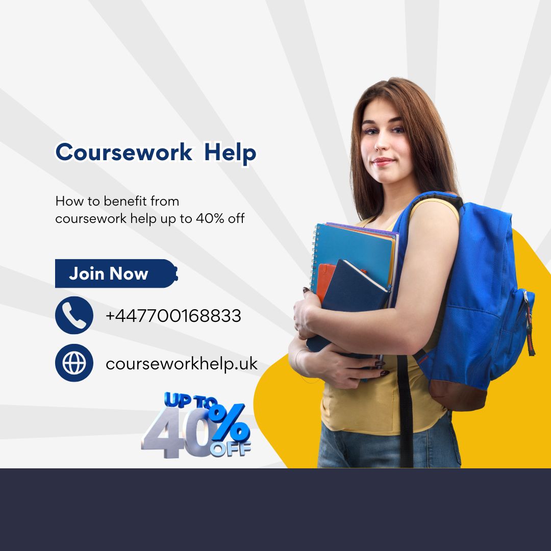 How to benefit from coursework help up to 40% off