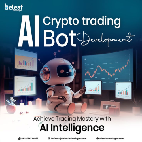Featured Crytpo Ai Trading Bot Development with Beleaftechnologies