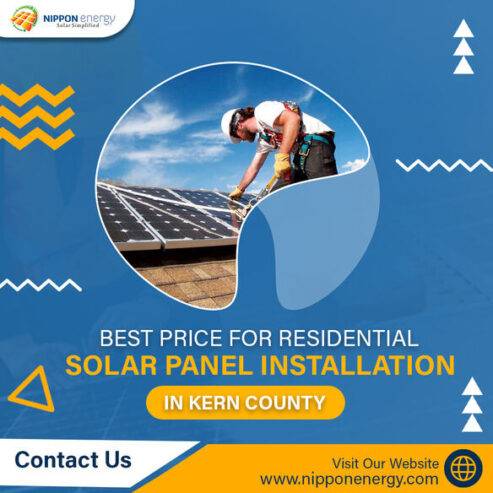 Best Price for Residential Solar Panel Installation in Kern County