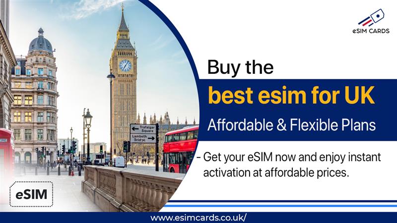 Six-month eSIM plan for UK at an affordable price