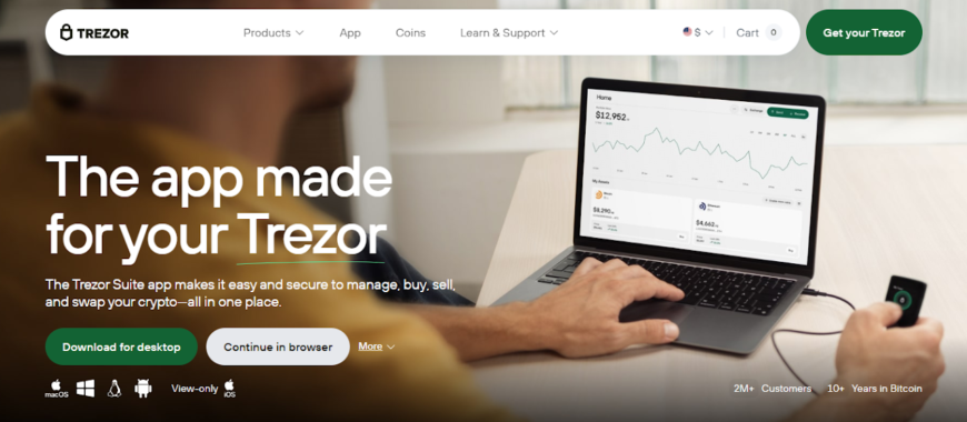 Trezor Suite App (Official) | Desktop App for Mac, Windows (PC)