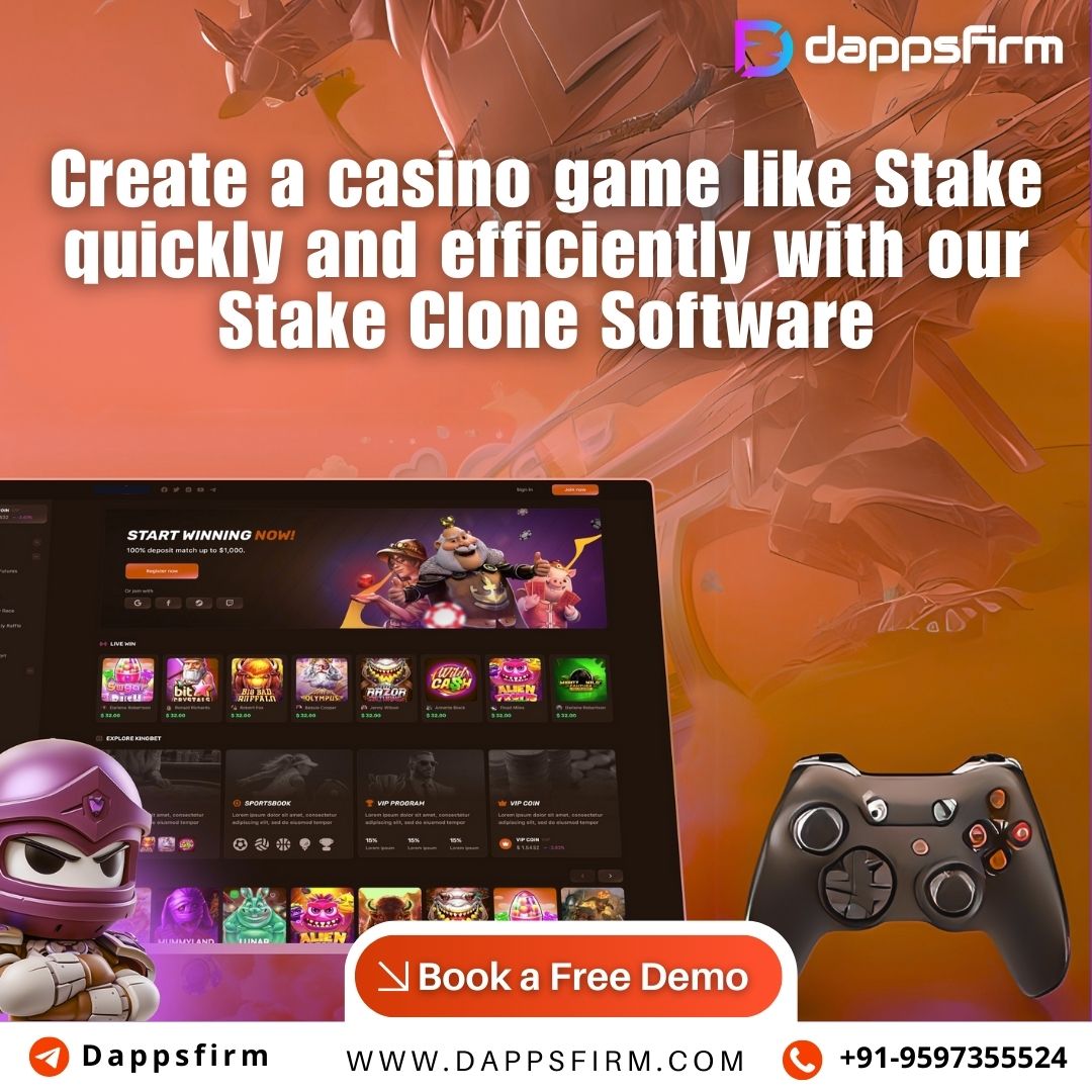 Enter the online gaming market swiftly with our comprehensive stake gambling platform clone.