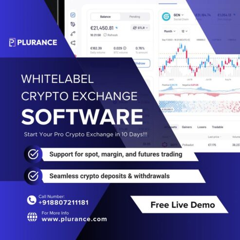 Launch a next gen exchange with our custom whitelabel crypto exchange software