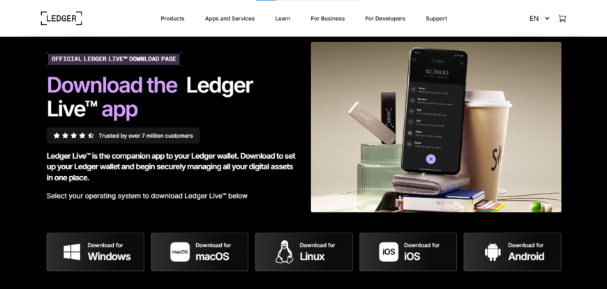 Ledger.com/start – Ledger Live Download | Official Site®