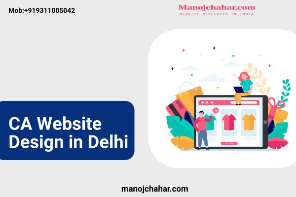 Affordable CA Website Design in Delhi for Small Businesses