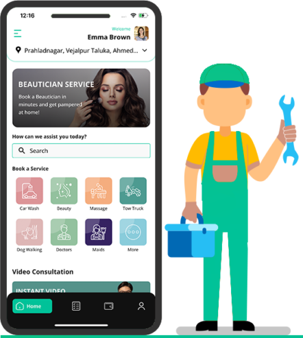 Neighborly Clone: On Demand Handyman App