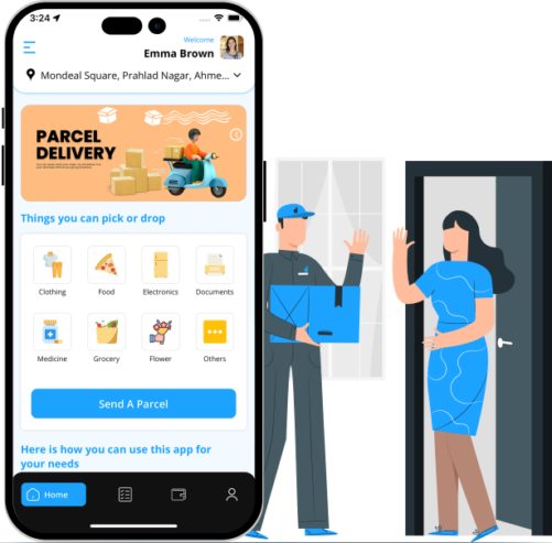 Courier delivery app Development