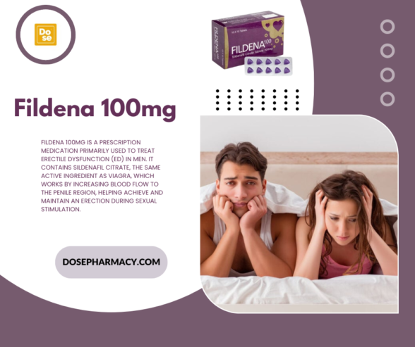 Fildena 100mg Tablet: Regain Your Confidence with This Powerful ED Solution