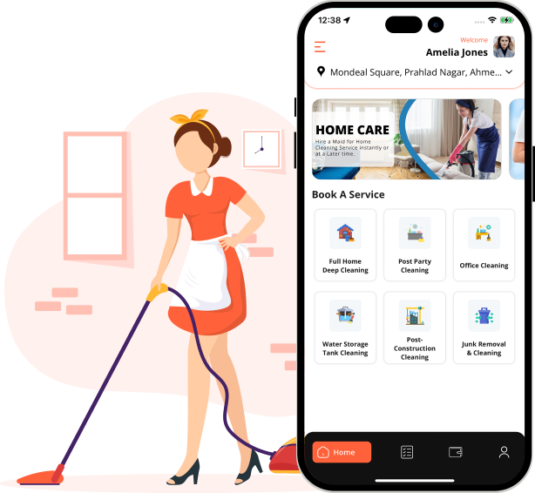 Home Cleaning App Development