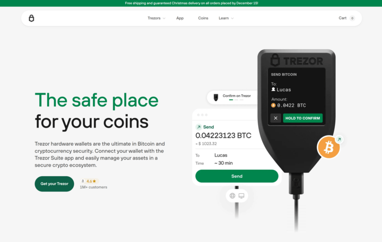 Trezor Suite – Manage All Your Digital Assets Interface
