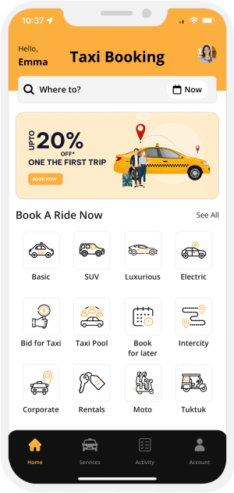 Readymade Taxi App