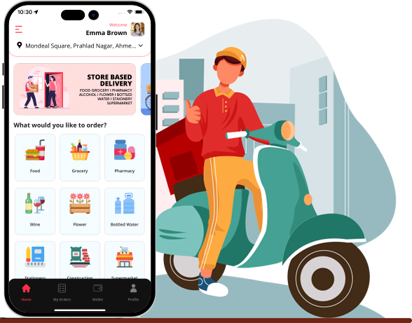 Postmates Clone App