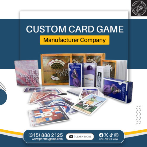Custom Card Game Manufacturer Company