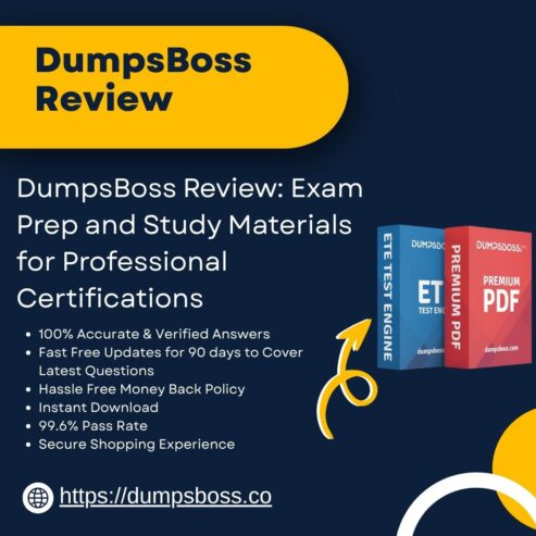 DumpsBoss The Shortcut to Certification Success