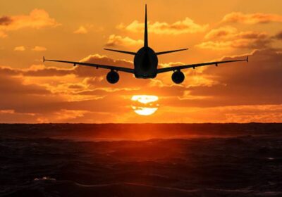 Sunset-Airplane-Image