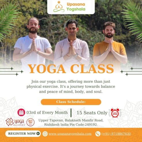 200-Hour Yoga Teacher Training in Rishikesh