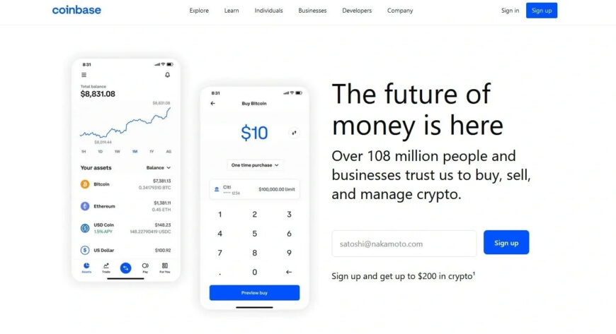 Coinbase.com: Sign-in | Coinbase Login (Official Site)