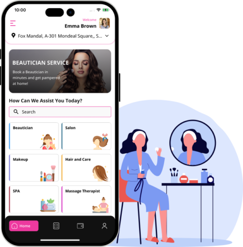 Beauty Service App Development