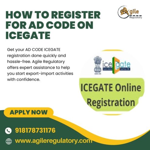 Hassle-Free AD CODE Registration via ICEGATE – Agile Regulatory