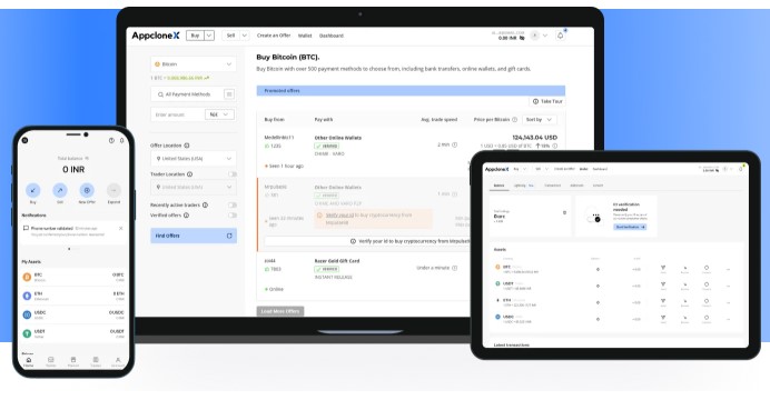 White-Label Cryptocurrency Exchange Software By AppcloneX