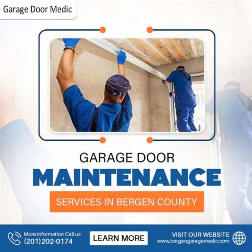 Garage Door Maintenance Services in Bergen County