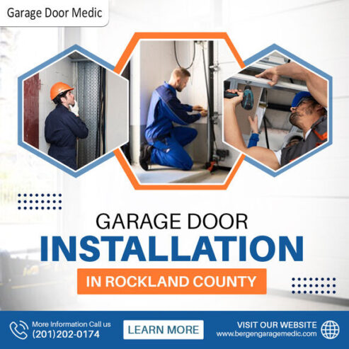 Garage door installation in Rockland County