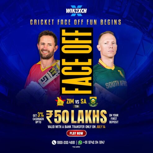 Live the Game – ZIM vs SA on Winexch