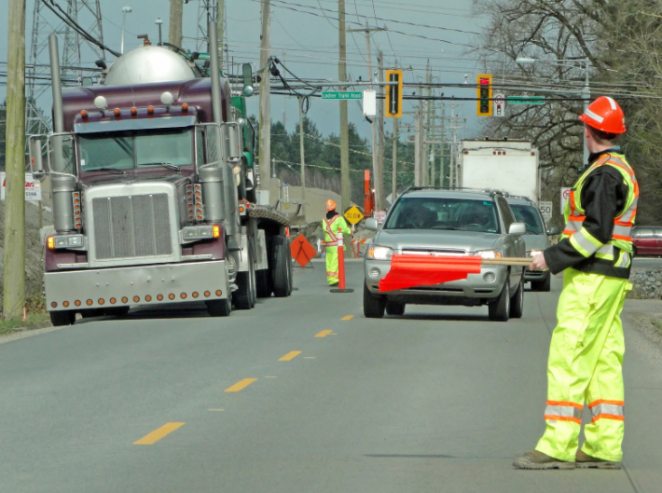 Professional Traffic Control Safety Services for Road Projects
